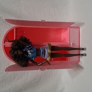 Barbie Doll Year 1990 Pink Sparkles Collection Armoire #4763